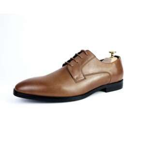 Brown formal leather shoes for men M530-13B