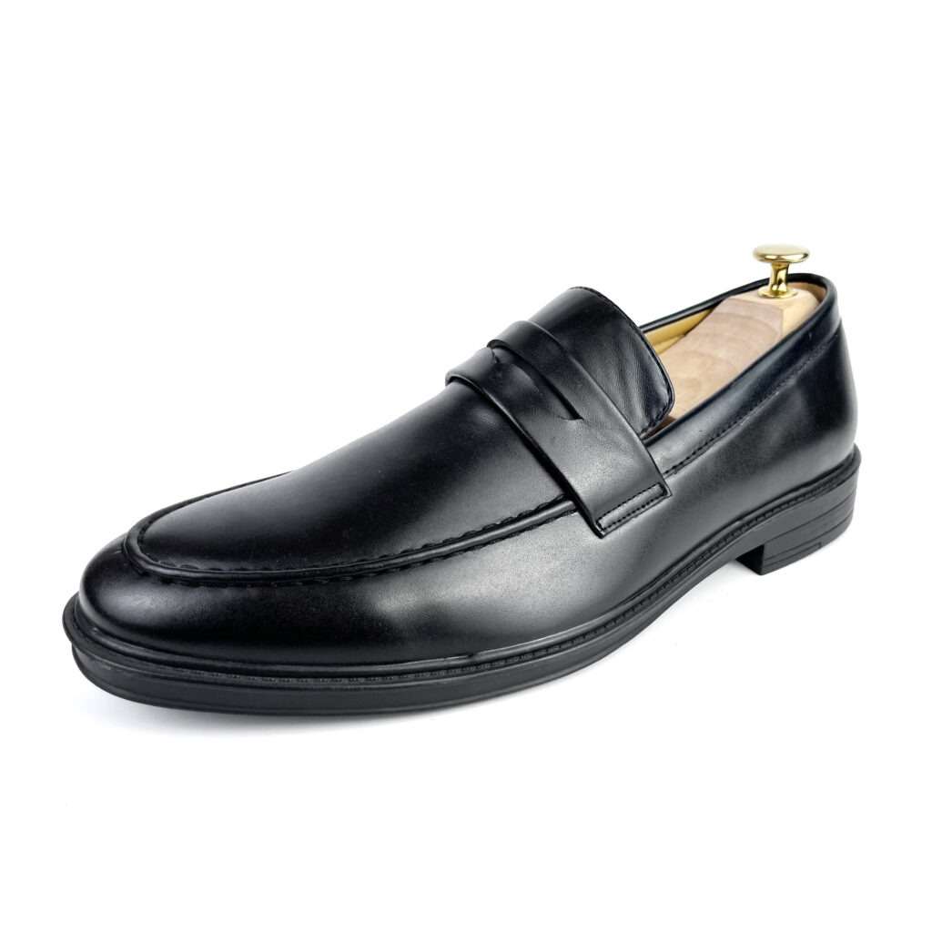 Black leather shoes for men M388-3